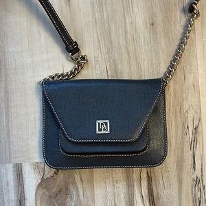 Dooney and Bourke side bag, dark silver